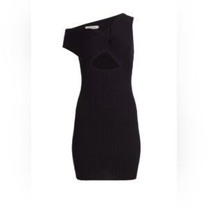 ❤️NWT Anna Quan Zali Black One-Shoulder Dress